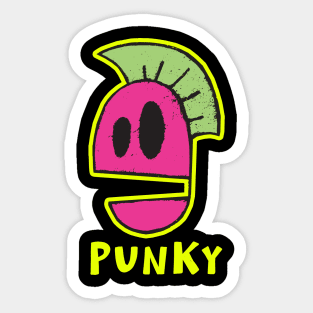 Punky Punk Rock Sticker